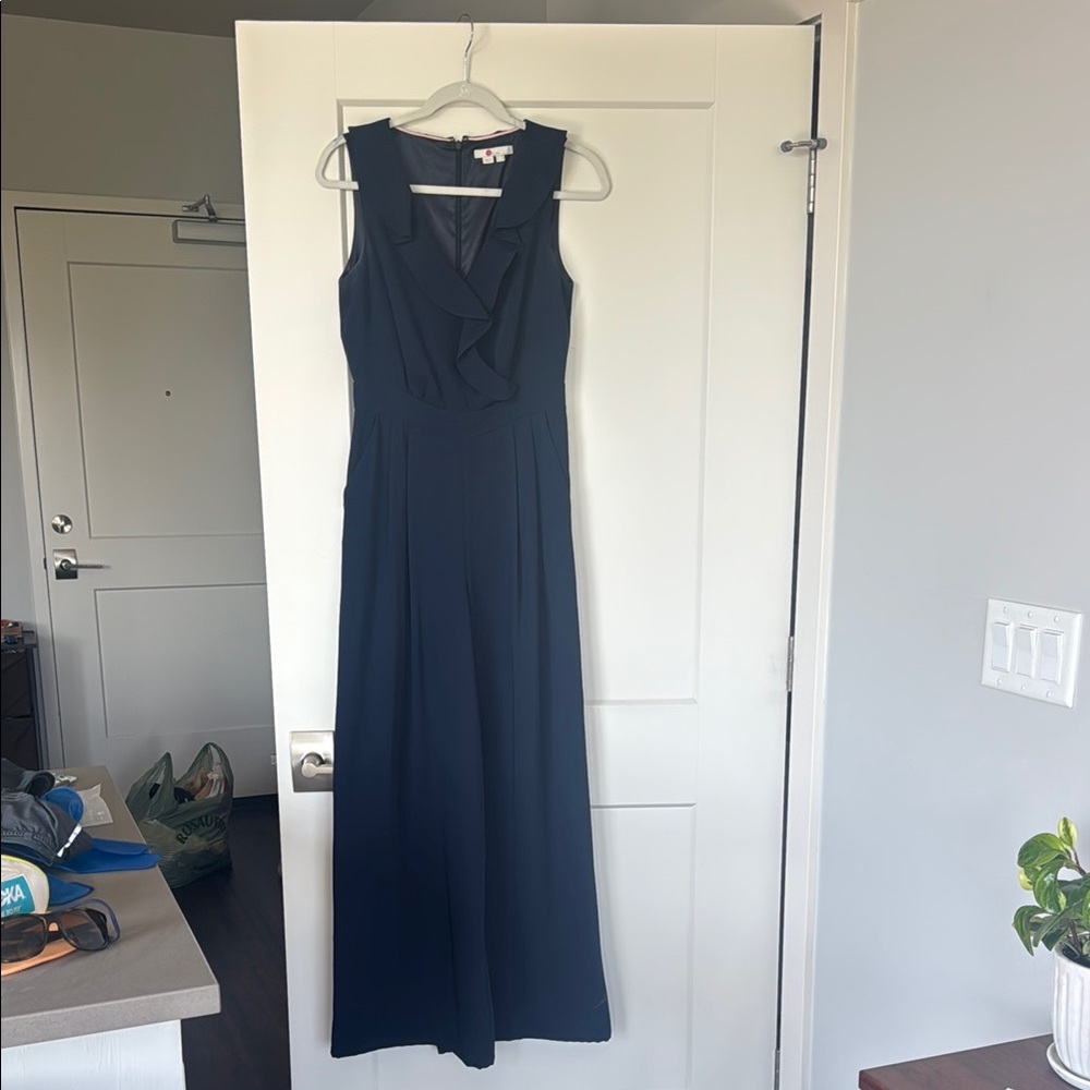 Boden navy wide leg jumpsuit, 4R